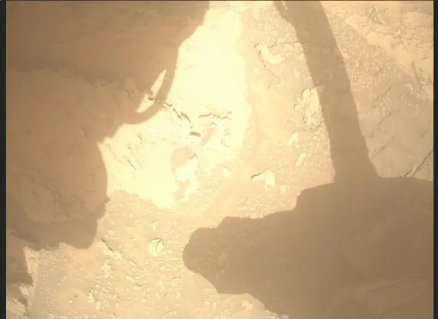Sol 3597: Mars Descent Imager (MARDI)