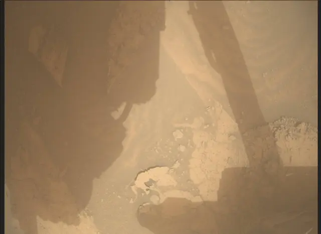 Sol 3631: Mars Descent Imager (MARDI)