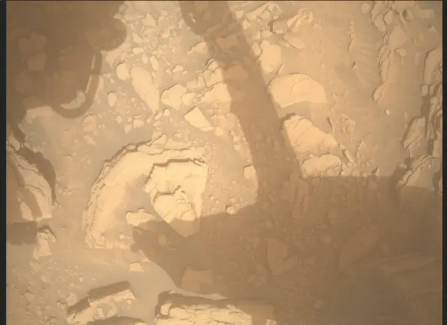 Sol 3651: Mars Descent Imager (MARDI)